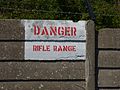 osmwiki:File:Rugeley Town Station sign Danger Rifle Range (34368055892).jpg