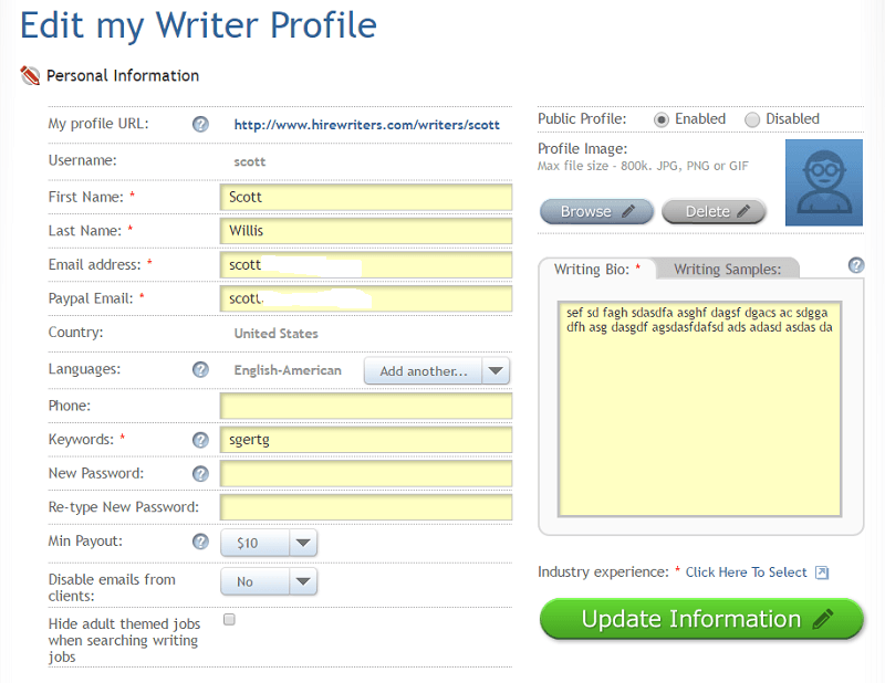edit-writer-profile-at-hirewriters
